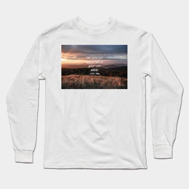 The greatest adventure 4 Long Sleeve T-Shirt by artesonraju